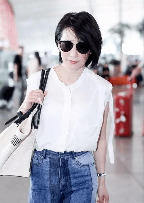 女明星穿衬衫,女明星衬衫穿搭风潮解析